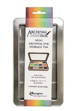 TH DISTRESS MINI ARCHIVAL INK STORAGE TIN