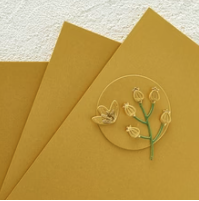 SB CARDSTOCK- BRUSHED GOLD
