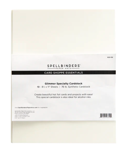 SB GLIMMER SPECIALTY CARDSTOCK (10 SHEETS SYNTHETIC)
