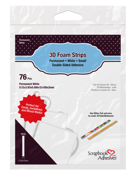 SA 3D FOAM STRIPS 1.12 X 3.93 X 0.08 IN