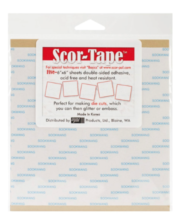 SCOR-TAPE ADHESIVE SHEETS (5/PACK)