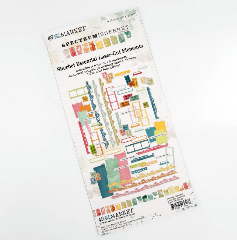 49&amp;M SPECTRUM SHERBET ESSENTIAL LASER CUT ELEMENTS