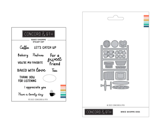 C&amp;9 STAMP AND DIE SET- BAKE SHOPPE