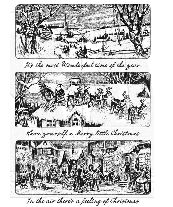 TH STAMPERS ANONYMOUS-HOLIDAY SCENES