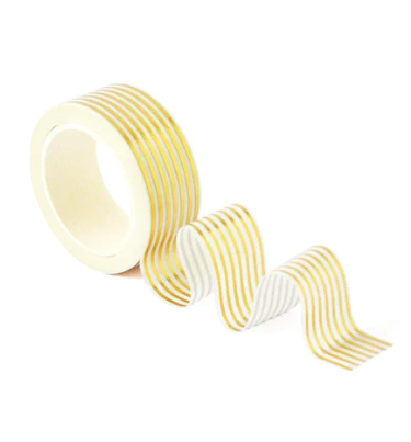 ALTENEW WASHI TAPE- GOLD FOIL PINSTRIPES