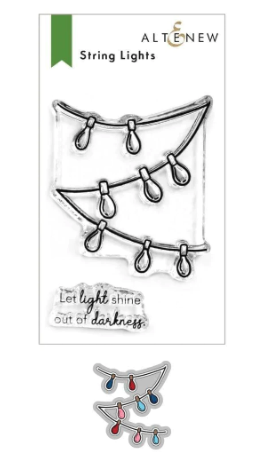 ALT MINI STAMP AND DIE SET- STRING LIGHTS