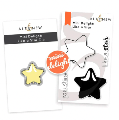 ALT  MINI STAMP AND DIE SET- MINI DELIGHT: LIKE A STAR