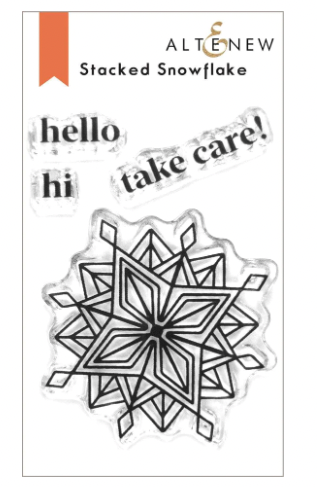 ALTENEW MINI STAMP SET ONLY- STACKED SNOWFLAKE