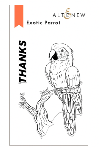 ALTENEW MINI STAMP SET ONLY- EXOTIC PARROT