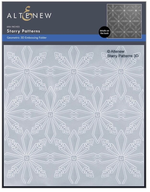 ALT 3D EMBOSSING FOLDER- STARRY PATTERNS