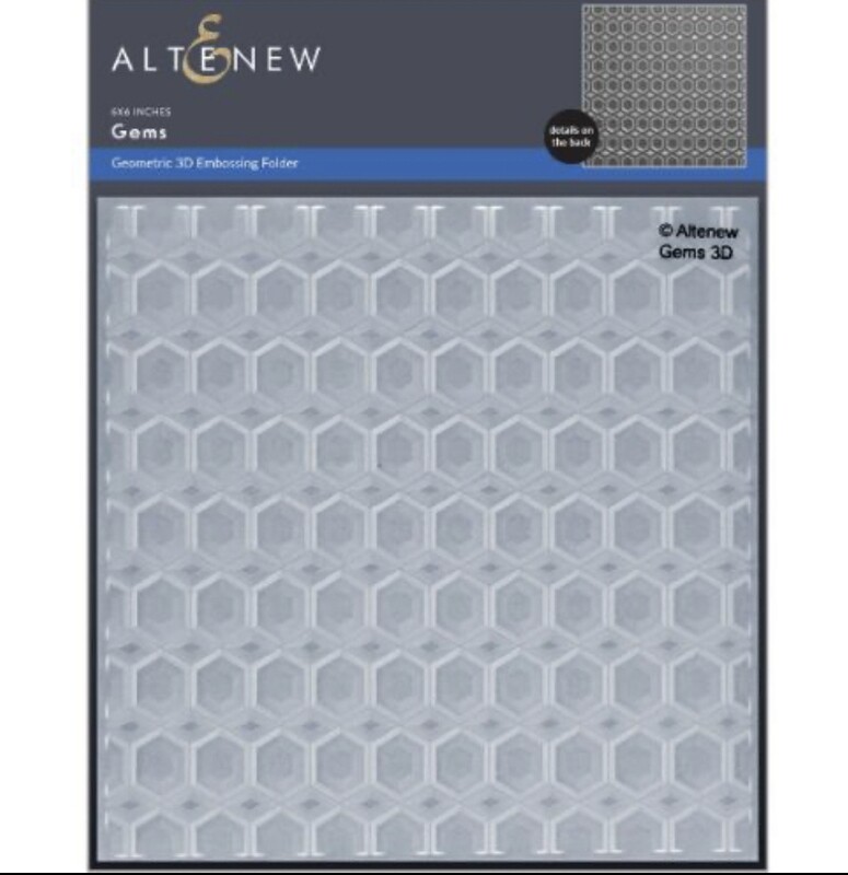 ALT 3D EMBOSSING FOLDER- GEMS
