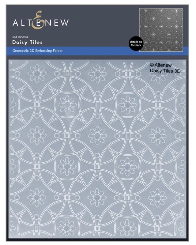 ALT 3D EMBOSSING FOLDER- DAISY TILES
