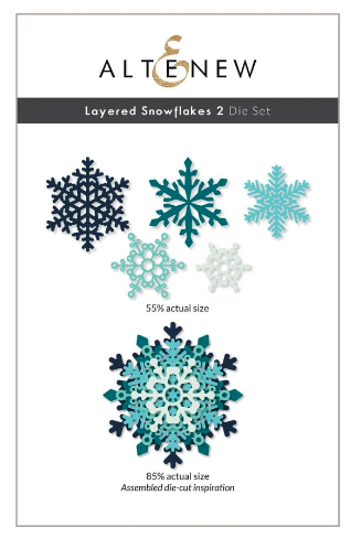 ALT NON-FLORAL LAYERED DIES- LAYERED SNOWFLAKES 2
