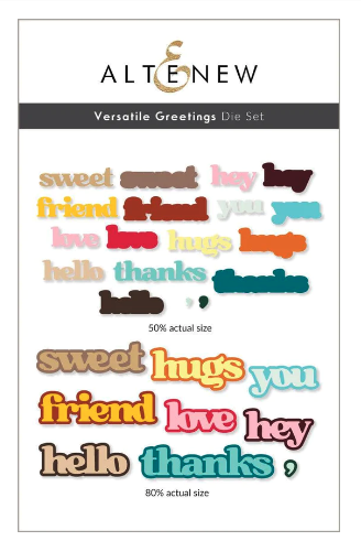 ALT WORD DIES- VERSATILE GREETINGS