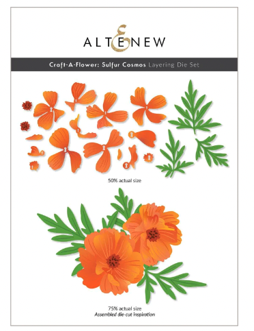 ALT FLORAL LAYERED DIES- CRAFT A FLOWER: SULFUR COSMOS