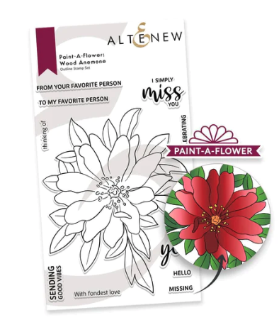 ALT FLORAL STAMP- PAINT A FLOWER: WOOD ANEMONE