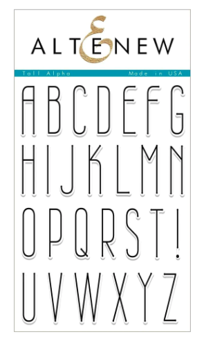 ALTENEW ALPHA STAMP- TALL ALPHA
