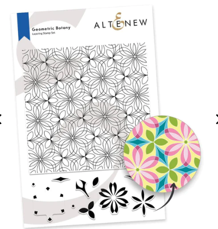 ALT GEOMETRIC STAMP-GEOMETRIC BOTANY