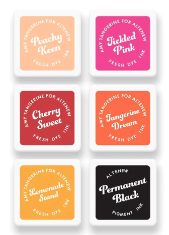 ALT FRESH DYE INKS- SUMMER SUNRISE (6 MINI CUBES)