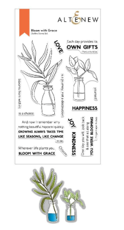 ALT STAMP AND DIE BUNDLE- BLOOM WITH GRACE