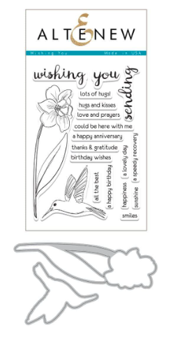 ALT STAMP AND DIE BUNDLE- WISHING YOU