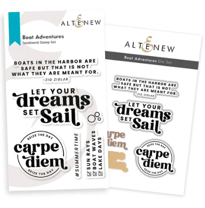 ALT STAMP AND DIE SET- BOAT TIDE BUNDLE