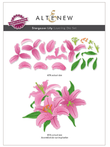 ALT LAYERING FLORAL DIE SET- STARGAZER LILY