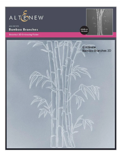 ALT 3D EMBOSSING FOLDER- BAMBOO BRANCHES