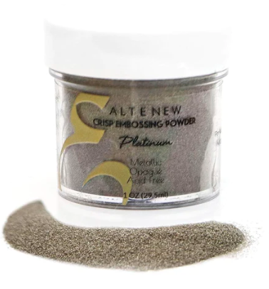 ALT CRISP EMBOSSING POWDER- ANTIQUE SLIVER