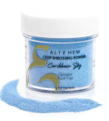 ALT CRISP EMBOSSING POWDER- CARIBBEAN SKY