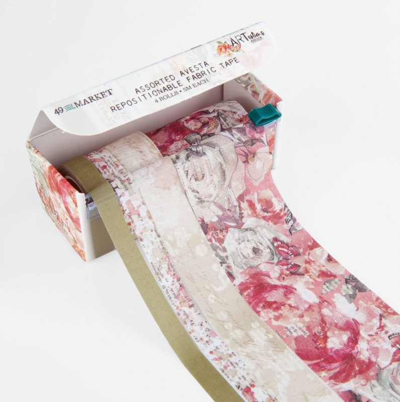 49&amp;M  ASSORTED AVESTA REPOSITIONABLE FABRIC TAPE