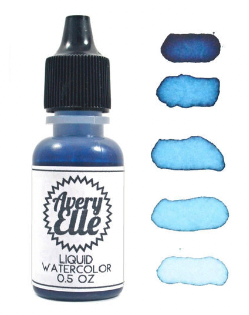 AVERY ELLE LIQUID WATERCOLOR- SAPPHIRE