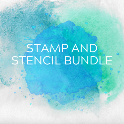 STAMP AND STENCIL BUNDLE