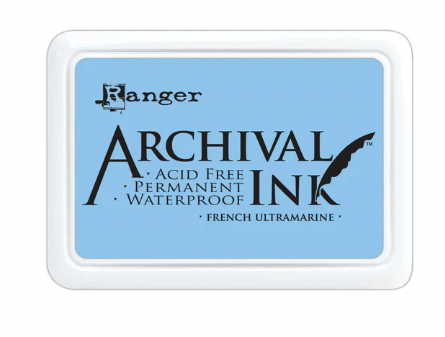 RANGER INKS ARCHIVAL INK- FRENCH ULTRAMARINE