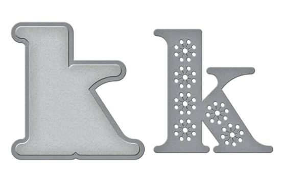SB LETTER DIES- STITCHED K