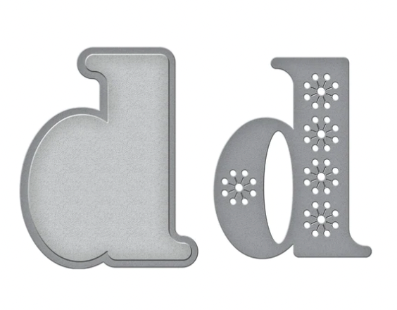 SB LETTER DIES- STITCHED D