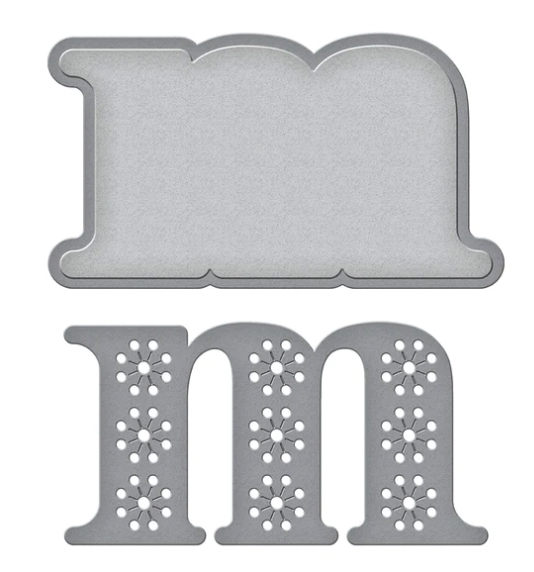 SB LETTER DIES- STITCHED M