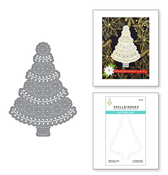 SB FLORAL DIES- STITCHMAS TREE