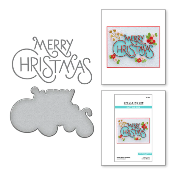 SB WORD DIES- STYLISH MERRY CHRISTMAS