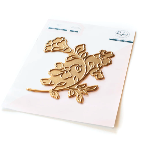 PF FLORAL HOT FOIL PLATE AND STENCIL BUNDLE- FOLK FLORAL STEM