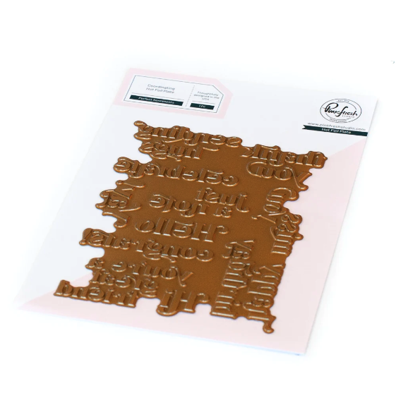 PF WORDS HOT FOIL PLATE AND DIE BUNDLE- PERFECT SENTIMENTS