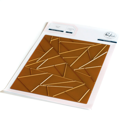PF GEOMETRIC HOT FOIL PLATE - ABSTRACT TRIANGLES