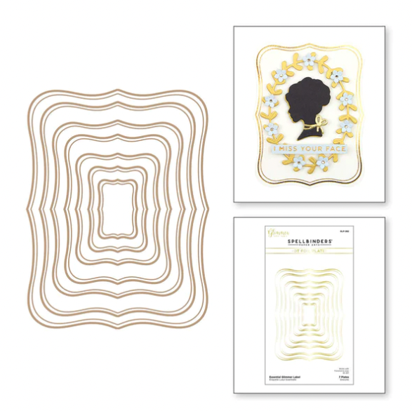 SB GEOMETRIC HOT FOIL- ESSENTIAL GLIMMER LABEL