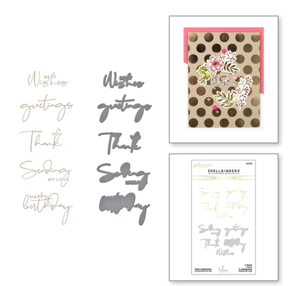 SB WORDS HOT FOIL- YANA&#39;S SENTIMENTS