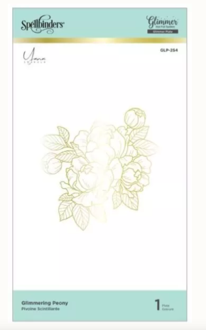SB FLORAL HOT FOIL- GLIMMERING PEONY