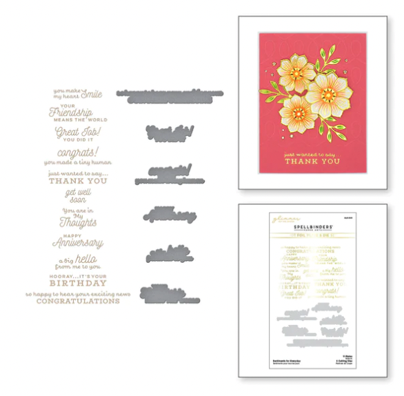 SB WORDS HOT FOIL- SENTIMENTS FOR EVERYDAY
