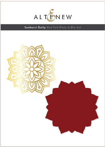 ALT HOT FOIL- SUNBURST DOILY