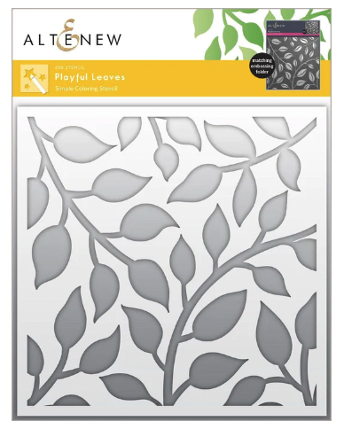ALT STENCILS- PLAYFUL LEAVES