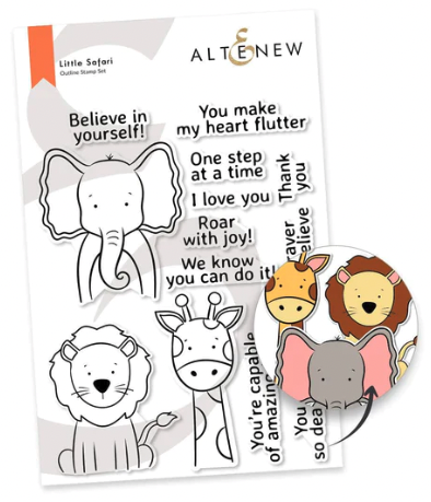 ALT STAMP AND DIE BUNDLE- LITTLE SAFARI