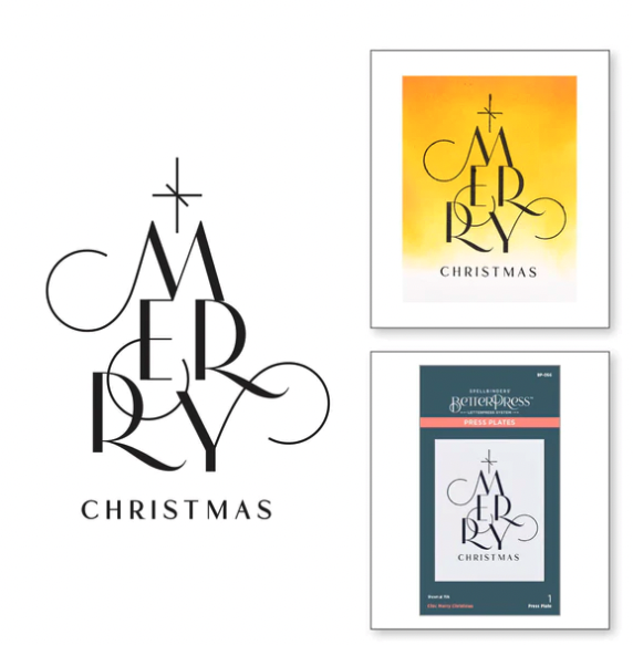 SB WORDS HOT FOIL- CHIC MERRY CHRISTMAS